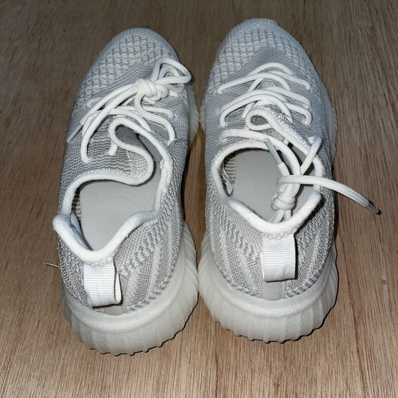 AVIA WOMEN'S MIXED KNIT ATHLETIC MEMORY FOAM SNEAKER SHOES 9 (WIDE) WHITE‎ - Picture 3 of 4